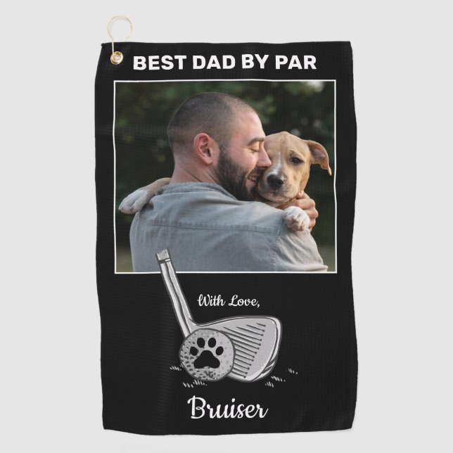 Bester Vater Pet Pet Foto Handtuch (Vorderseite)
