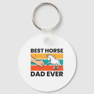 Bester Vater Reitpferd Pferderücken Ri Schlüsselanhänger