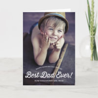 Bester Vater | Retro Calligraphy Vatertag Card