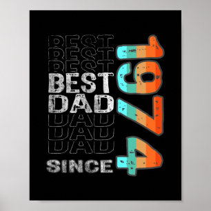 Bester Vater seit 1974 für den besten Vater der We Poster