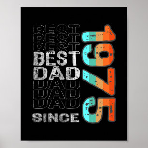 Bester Vater Seit 1975 für den besten Papa der Wel Poster