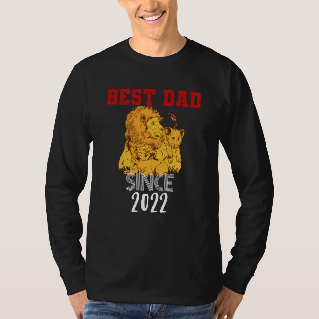 Bester Vater seit 2022 T-Shirt (Vorderseite)