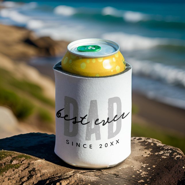 Bester Vater seit 20XX Moderne, einfache Preppy Dosenkühler (Von Creator hochgeladen)