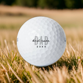 Bester Vater seit 20XX Moderne, einfache Preppy Golfball