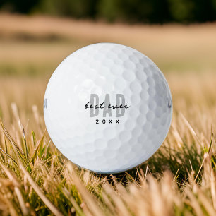 Bester Vater seit 20XX Moderne, einfache Preppy Golfball