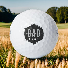 Bester Vater seit 20XX Moderne, einfache Preppy Golfball