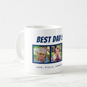 Bester Vater seit 3 Fotos Kaffeetasse