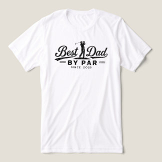 Bester Vater seit Par Jahr Golfer Distressed Schwa Tri-Blend Shirt
