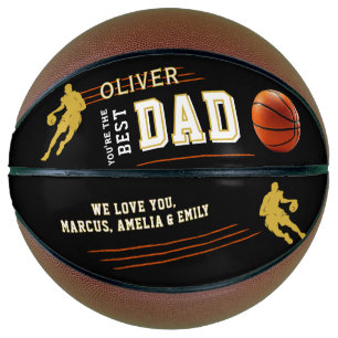 Bester Vater Spieler Silhouette Vater Andenken Basketball