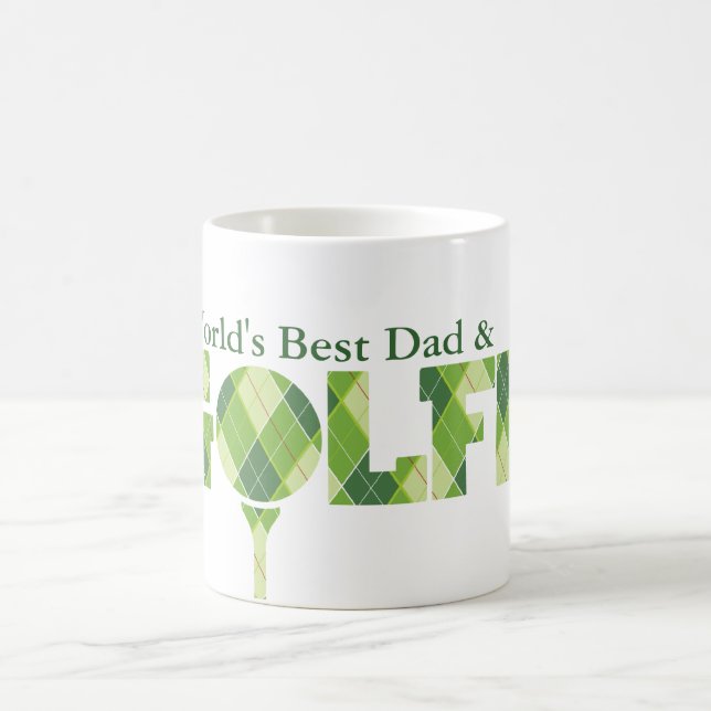 Bester Vater- u. Golfspielerspaß der Welt, der Tasse (Mittel)