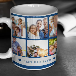 Bester Vater überhaupt 12 Foto-Collage erstellen S Kaffeetasse
