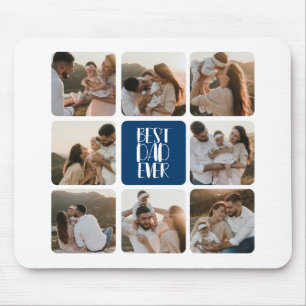 Bester Vater überhaupt 8 Foto Handschrift Schrift Mousepad