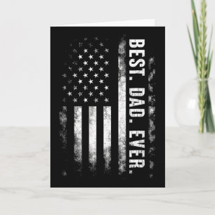 Bester Vater überhaupt Amerikanische Flagge Vintag Karte