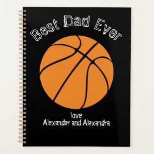Bester Vater überhaupt Basketball abgenutzter Tex Planer