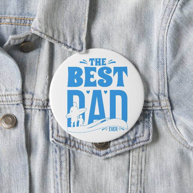 Bester Vater überhaupt Button (Beispiel)