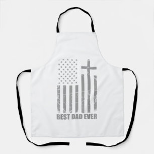 Bester Vater überhaupt Christlicher patriotischer  Schürze