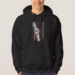 Bester Vater überhaupt Cousin Amerikanische Flagge Hoodie