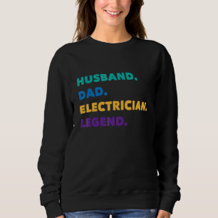 Bester Vater überhaupt Elektriker Elektroingenieur Sweatshirt