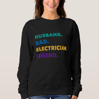 Bester Vater überhaupt Elektriker Elektroingenieur Sweatshirt