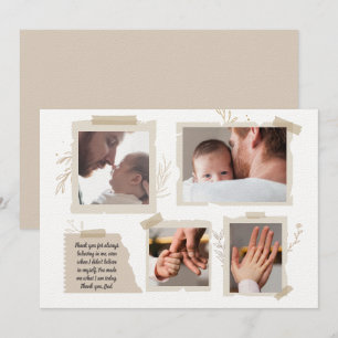 Bester Vater überhaupt, erster Vatertag, frohen Va Karte