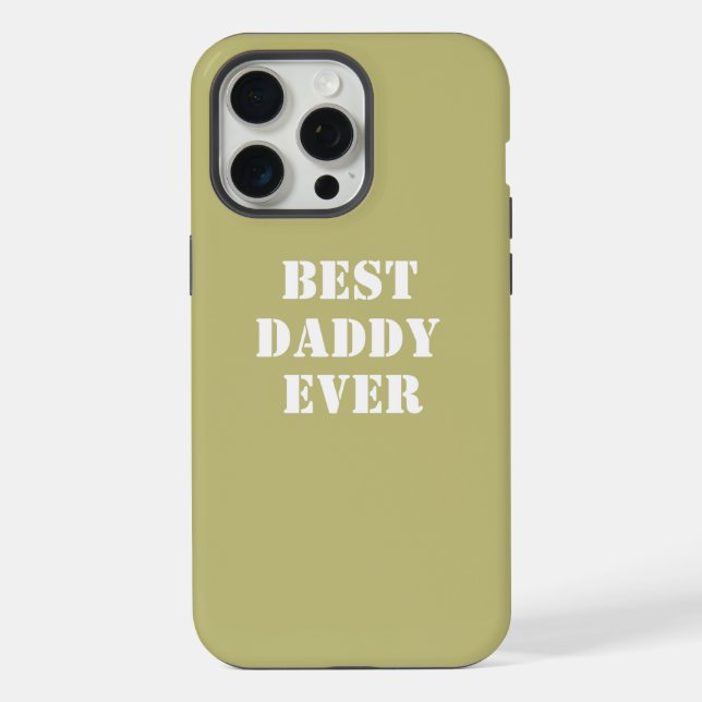 Bester Vater überhaupt EST iPhone Hülle (Rückseite)