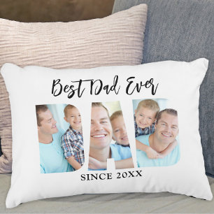 Bester Vater überhaupt Foto Dekokissen