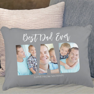 Bester Vater überhaupt Foto Dekokissen