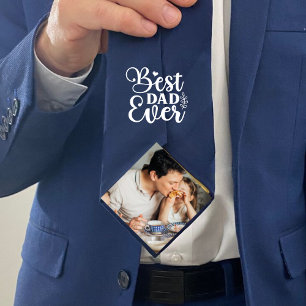 Bester Vater überhaupt - Geschenk von Tochter Blau Krawatte