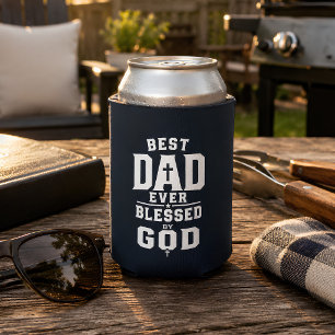 Bester Vater überhaupt, gesegnet von Gott Dosenkühler