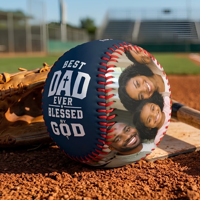 Bester Vater überhaupt, gesegnet von Gott Personal Baseball (Von Creator hochgeladen)