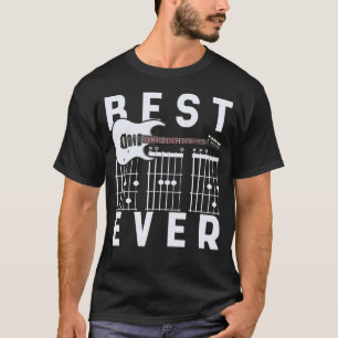 Bester Vater überhaupt Gitarrist Männer Rock Musik T-Shirt