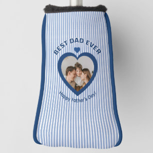 Bester Vater überhaupt Golfer Foto Minimalist Temp Golf Headcover