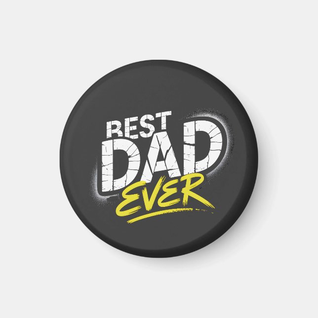 Bester Vater überhaupt Graffiti-Kunst Magnet (Vorne)