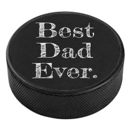 Bester Vater überhaupt Handgezeichnete Typografie Eishockey Puck