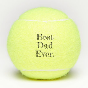 Bester Vater überhaupt, handgezeichnete Typografie Tennisbälle