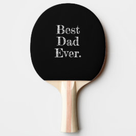 Bester Vater überhaupt, handgezeichnete Typografie Tischtennis Schläger