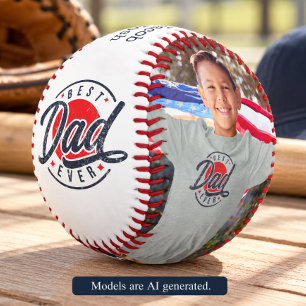 Bester Vater überhaupt, individuelles Baseball-Fot Baseball
