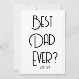 Bester Vater überhaupt? Lustige Vatertags-Karte