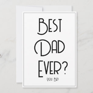 Bester Vater überhaupt? Lustige Vatertags-Karte