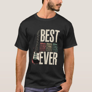 Bester Vater überhaupt Lustiger Akkord Gitarrist M T-Shirt