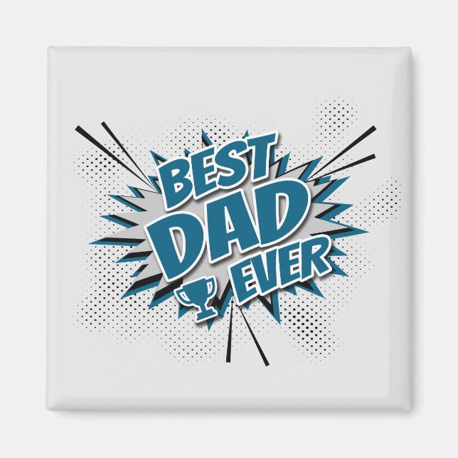Bester Vater überhaupt Magnet (Vorne)