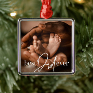 Bester Vater überhaupt Modern Klassisch Einfache E Ornament Aus Metall