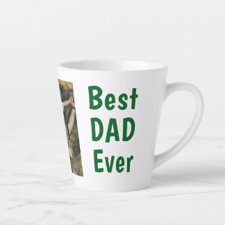 Bester Vater überhaupt modernes Foto grün Vatertag Milchtasse