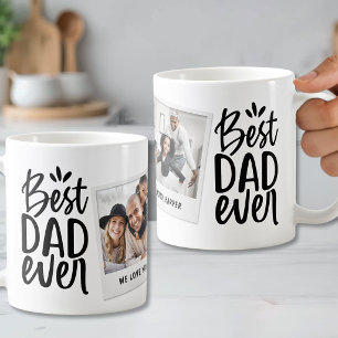 Bester Vater überhaupt Modernes Foto zum Vatertag Kaffeetasse