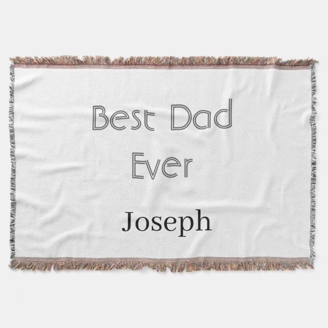 Bester Vater überhaupt Name einfach minimal zum Va Decke (Vorderseite)
