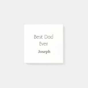 Bester Vater überhaupt Name einfach minimal zum Va Post-it Klebezettel