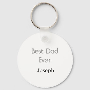 Bester Vater überhaupt Name einfach minimaler Vate Schlüsselanhänger