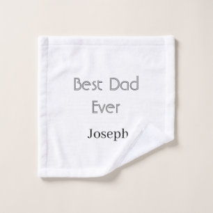 Bester Vater überhaupt Name einfach minimaler Vate Waschlappen