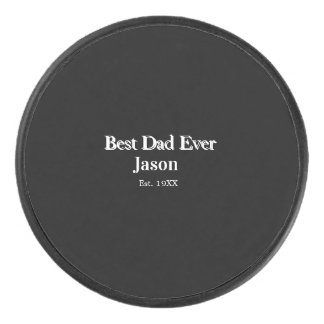 Bester Vater überhaupt Name gegr. Jahr Vater Daddy Eishockey Puck
