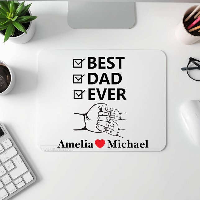 Bester Vater überhaupt personalisierte Mauspad (Von Creator hochgeladen)